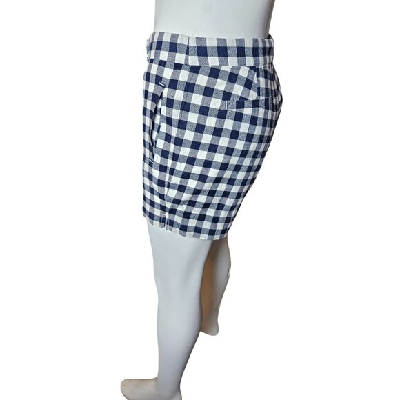 J. Crew Womens Gingham Plaid Fully Lined Cotton Shorts Size 2 Preppy - Picture 4 of 9